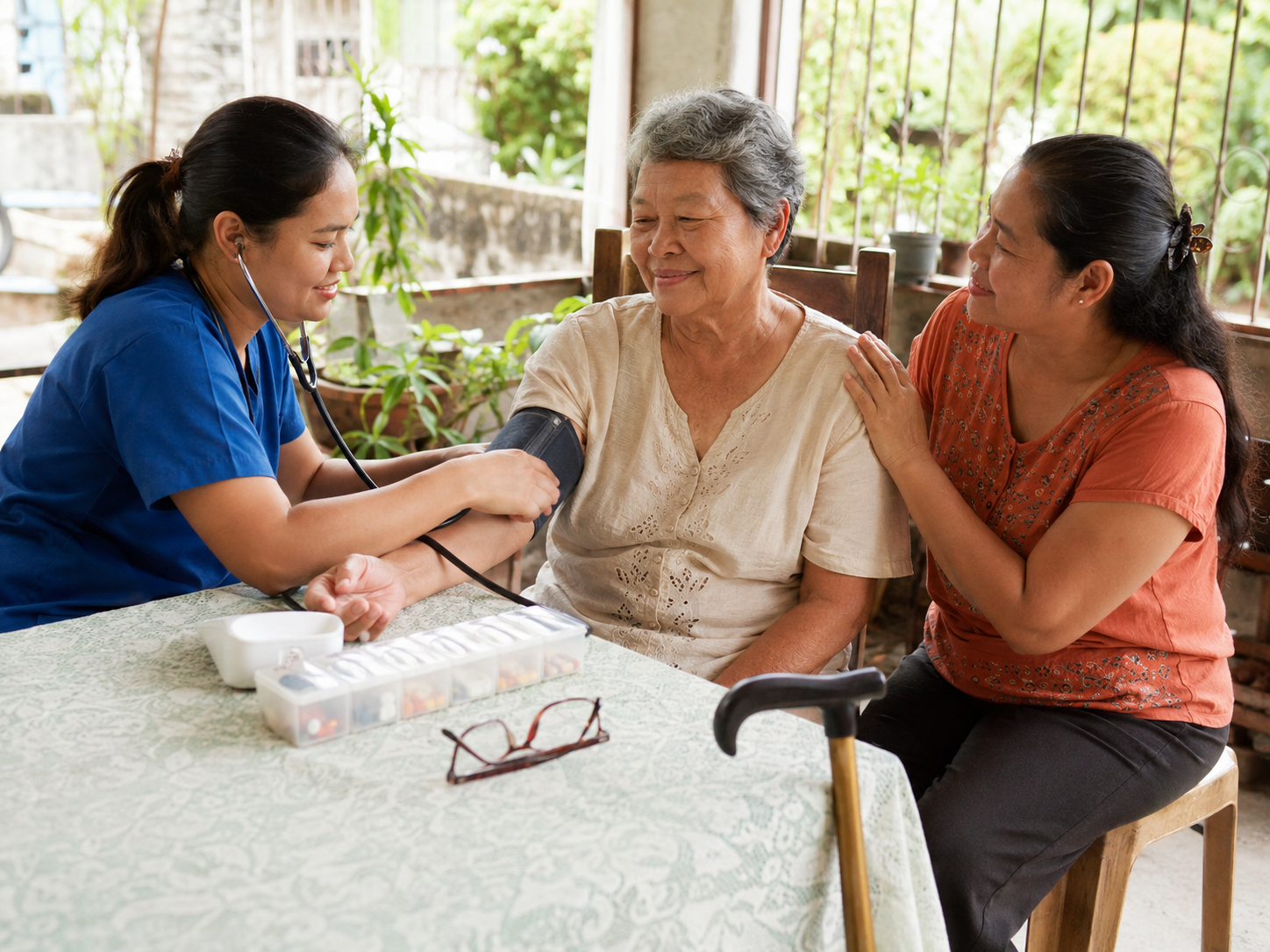 A caring family health check