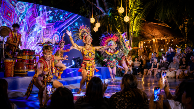 A lively tropical cultural show