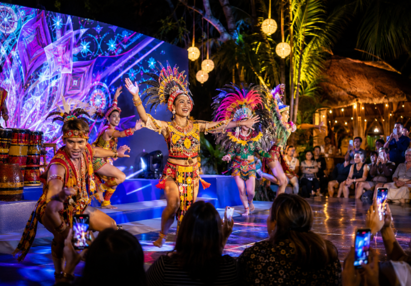 A lively tropical cultural show