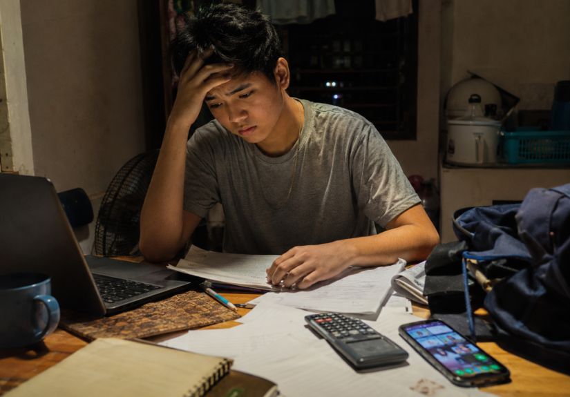 Long nights in the corner of the study